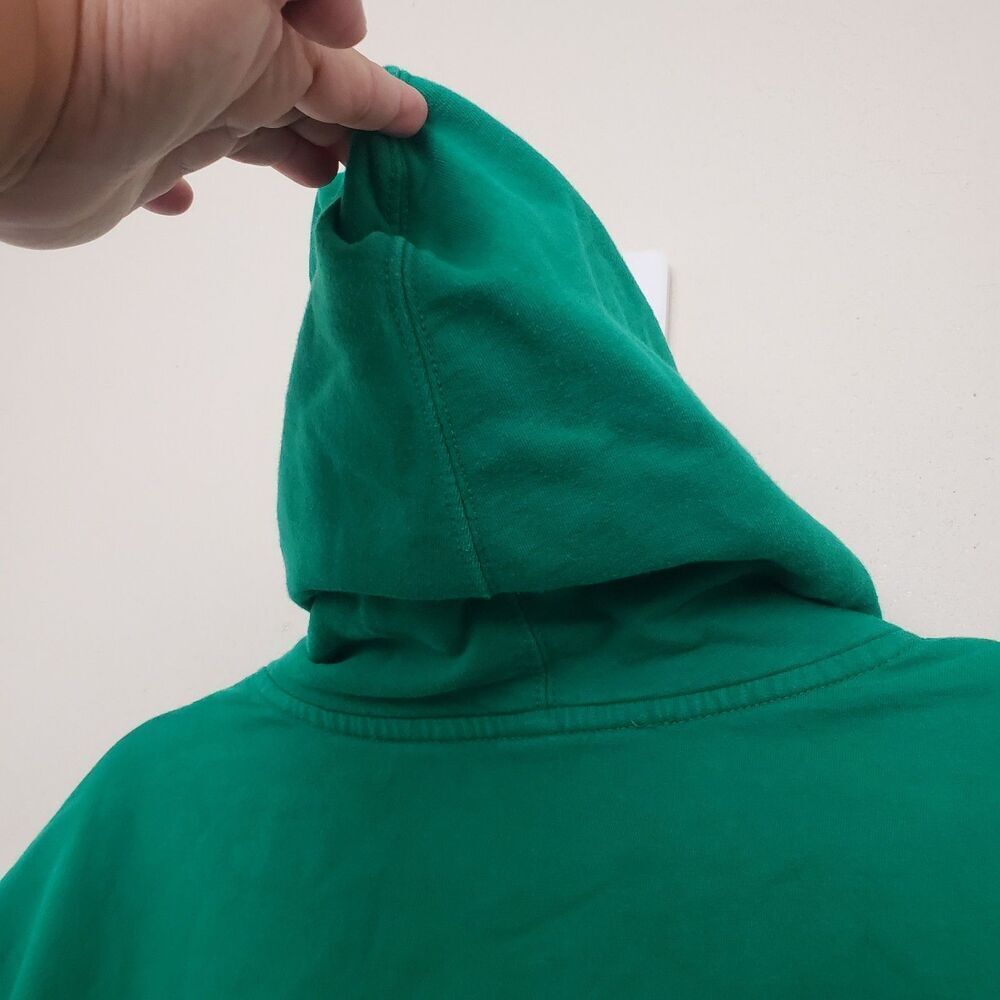 Brazilian Jiu Jitsu Hoodie Power Of Leverage Size M Green Fleece Lined Pockets - Picture 12 of 14